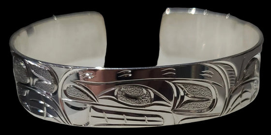 1/2 " Orca Silver Bracelet