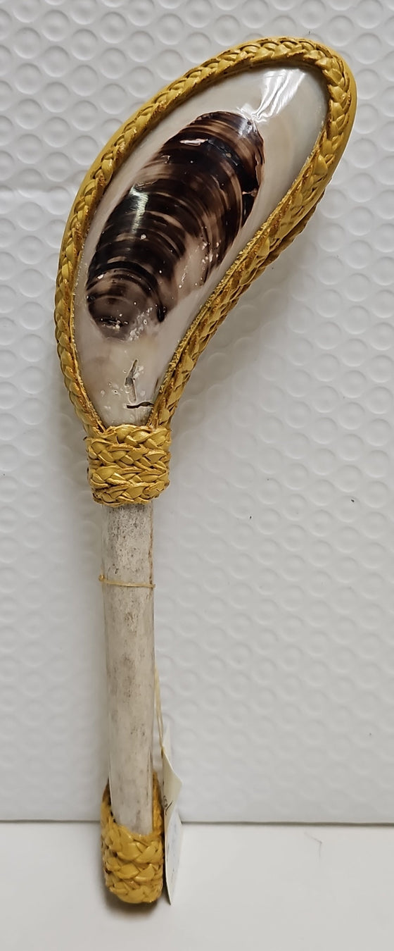 Brown muscle & Deer Hide Shaker Rattle