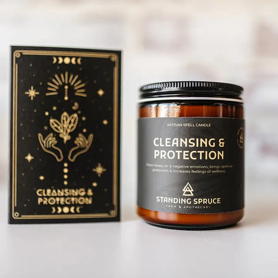 CLEANSING + SPIRITUAL PROTECTION ARTISAN CANDLE