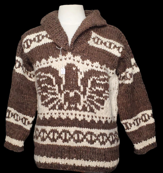01 Cowichan pullover eagle chest 46
