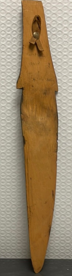Carved Chief Plaque