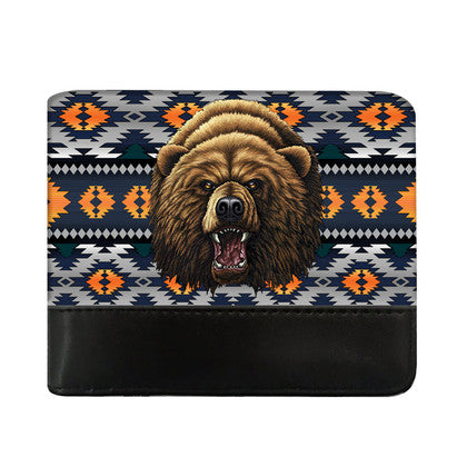 Crosshatch Wallet Bear