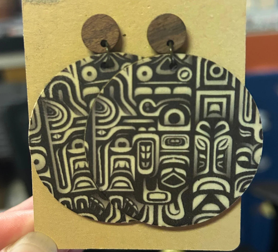 Wood Earrings