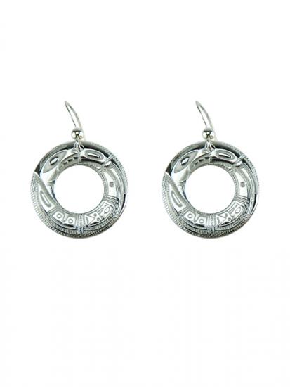 Pewter Chikat Earrings