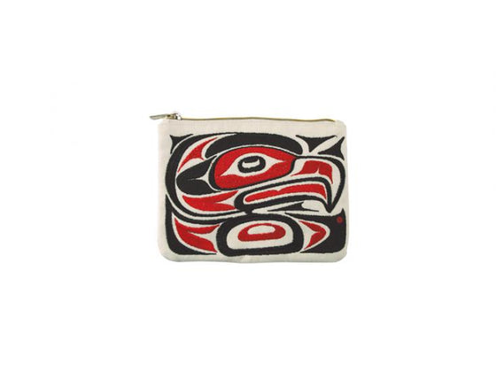Eagle Embroidered Coin Purse