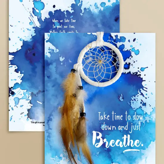 Greeting Card With Dream Catcher