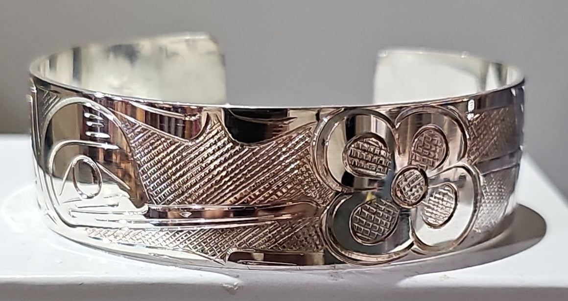 Hummingbird Silver Bracelet by Graham Henry