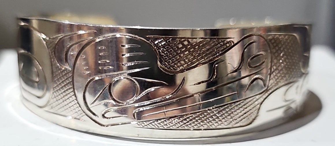 Wolf Silver Bracelet by Graham Henry