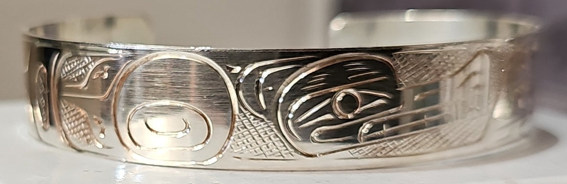 Wolf Silver Bracelet