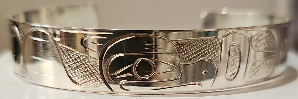 Eagle 1/2" Silver Bracelet