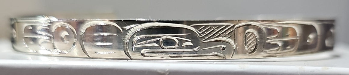 Eagle 1/4" Silver Bracelet