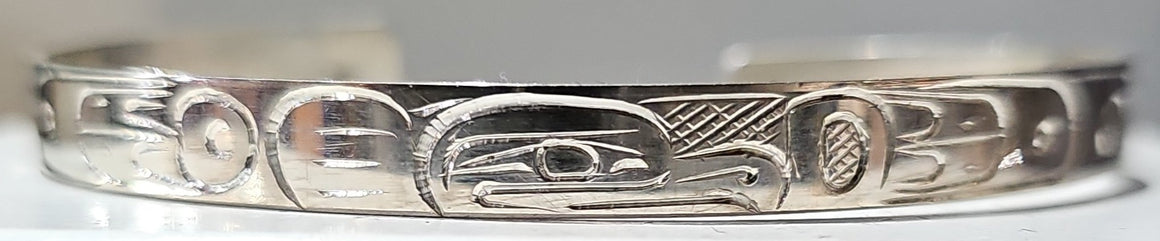 Eagle 1/4" Silver Bracelet