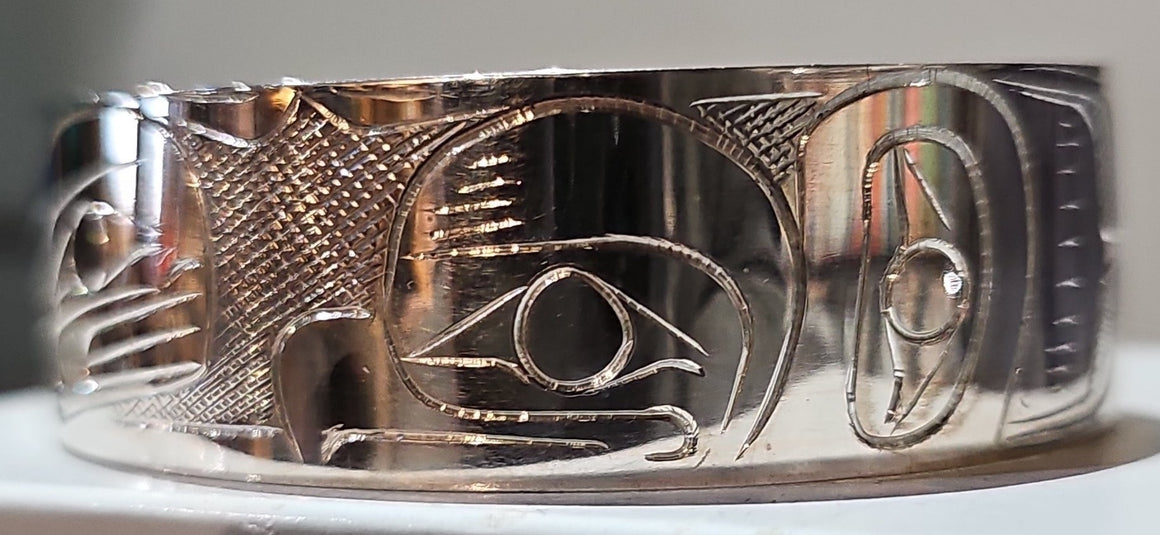 Orca & Eagle Silver Bracelet