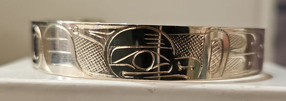 Eagle 1/2" Silver Bracelet