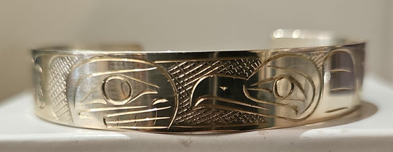 Orca & Eagle Silver Bracelet