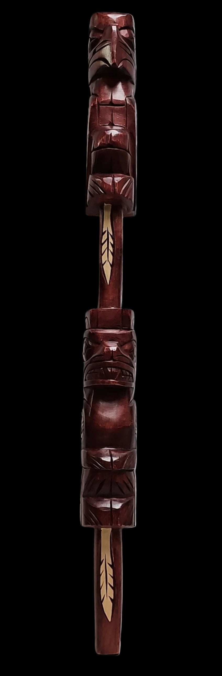 Eagle & Bear Talking Stick