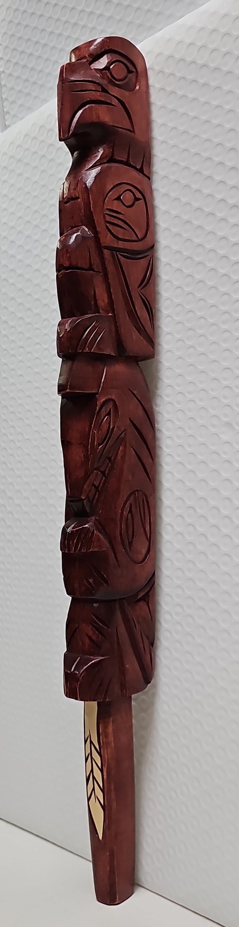 Eagle & Wolf Talking Stick