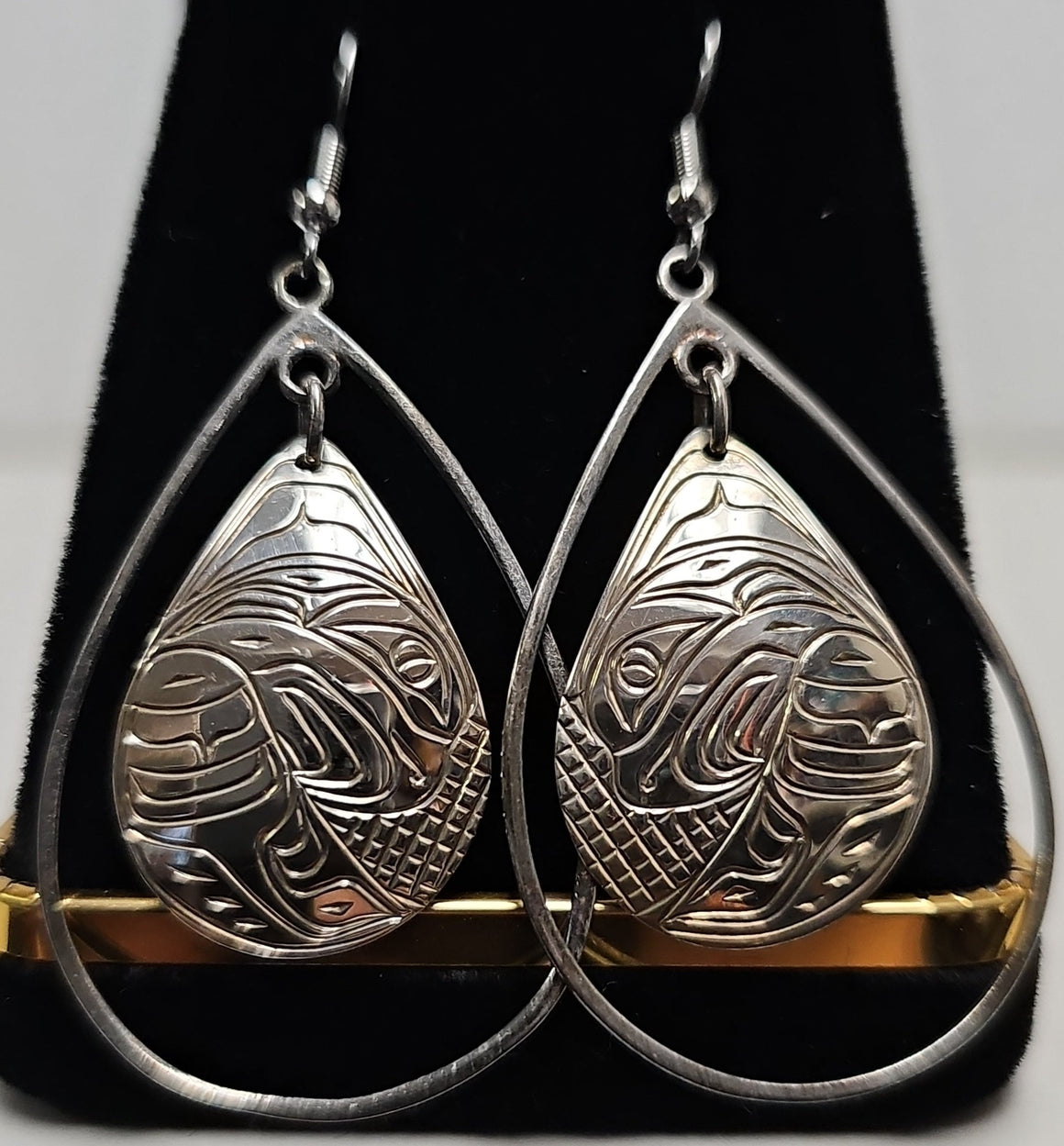 Eagle Tear Drop Earrings