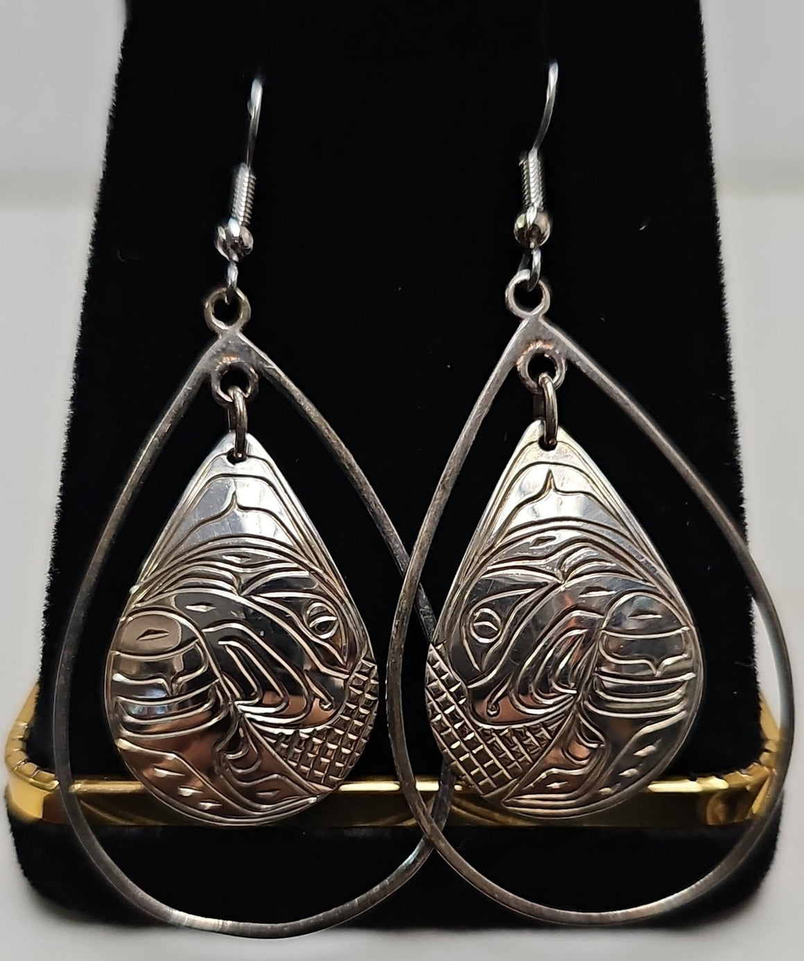 Eagle Tear Drop Earrings