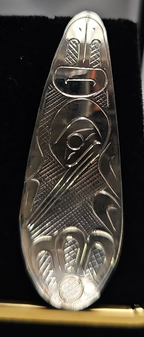 Hummingbird Silver Spoon Pendant