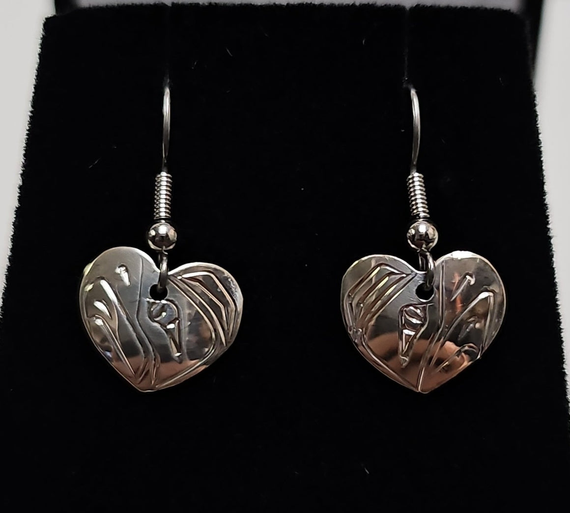 Eagle Heart Earrings