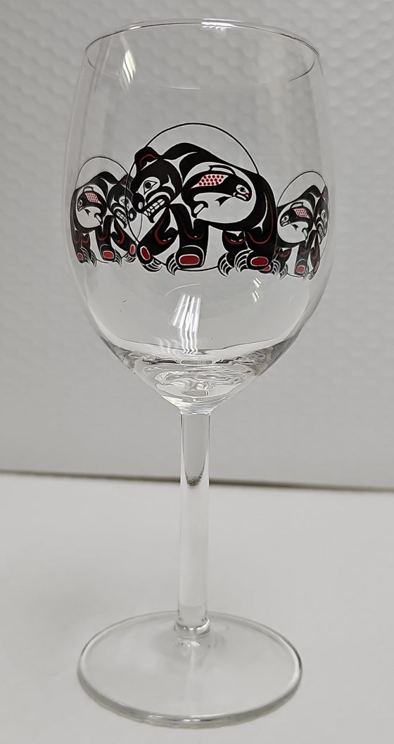 Bear Wine Glass