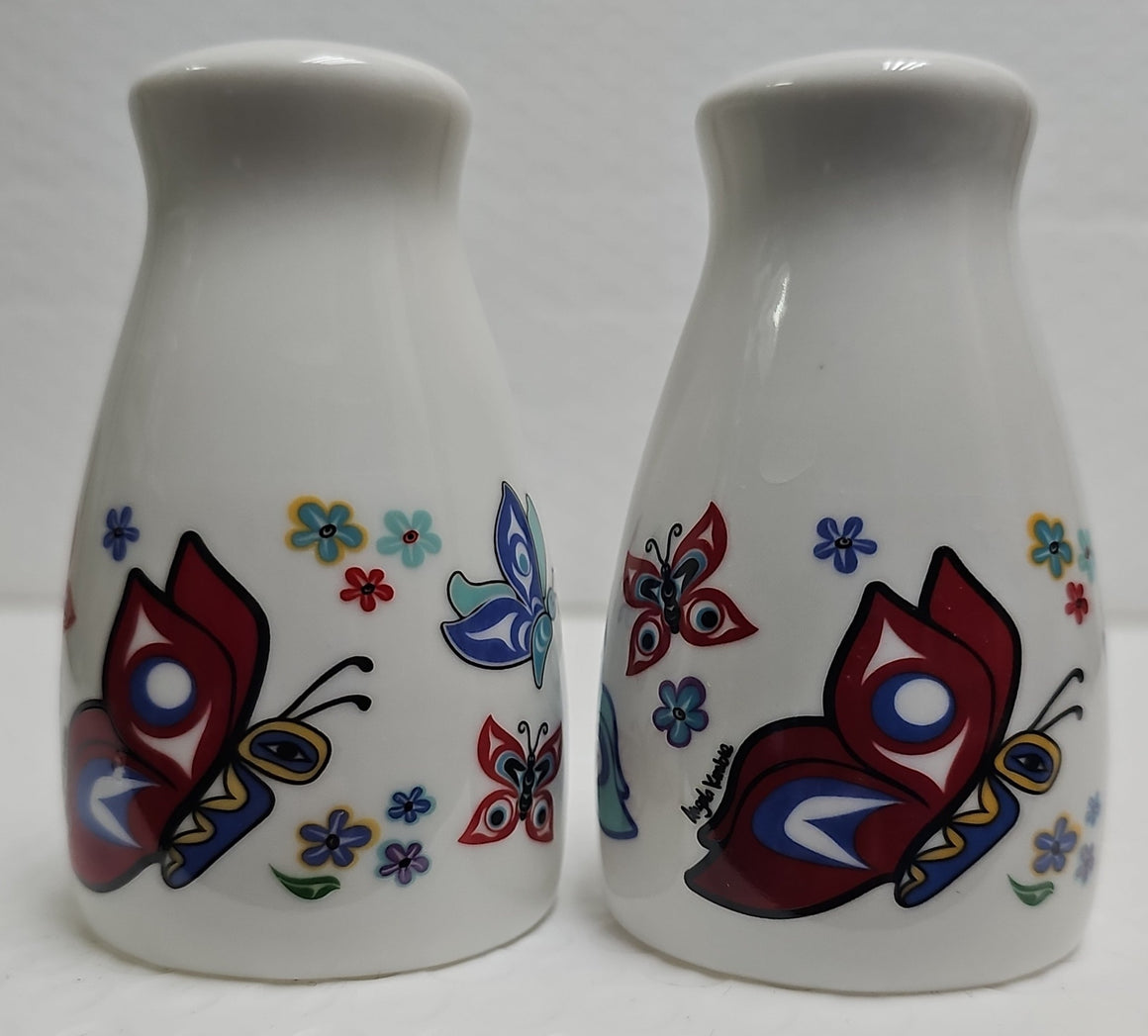 Butterfly Ceramic Salt & Peppers Shaker