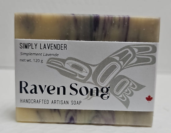 Simply Lavender Raven Song Soap