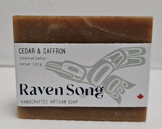 Cedar & Saffron Raven Song Soap