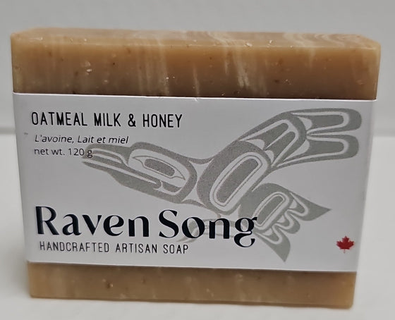 Oatmeal Milk & Honey Raven Song Soap