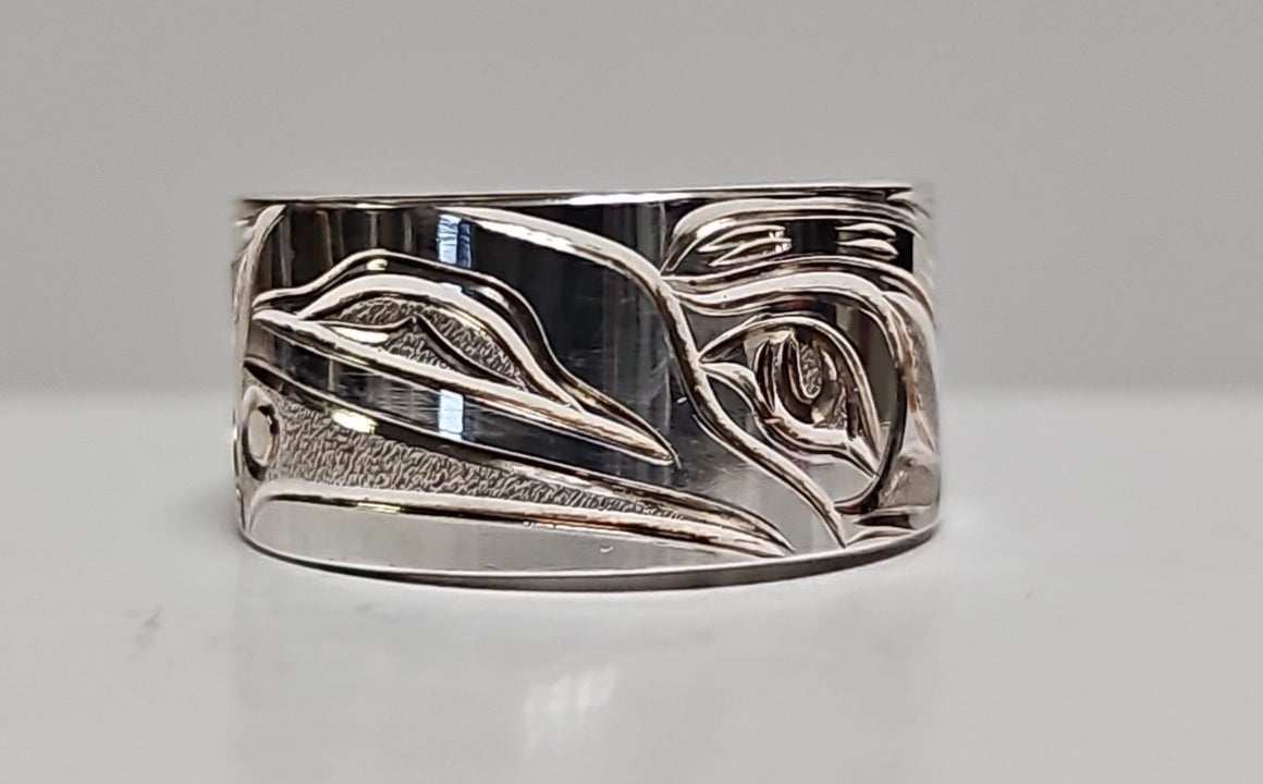 Silver Raven Ring