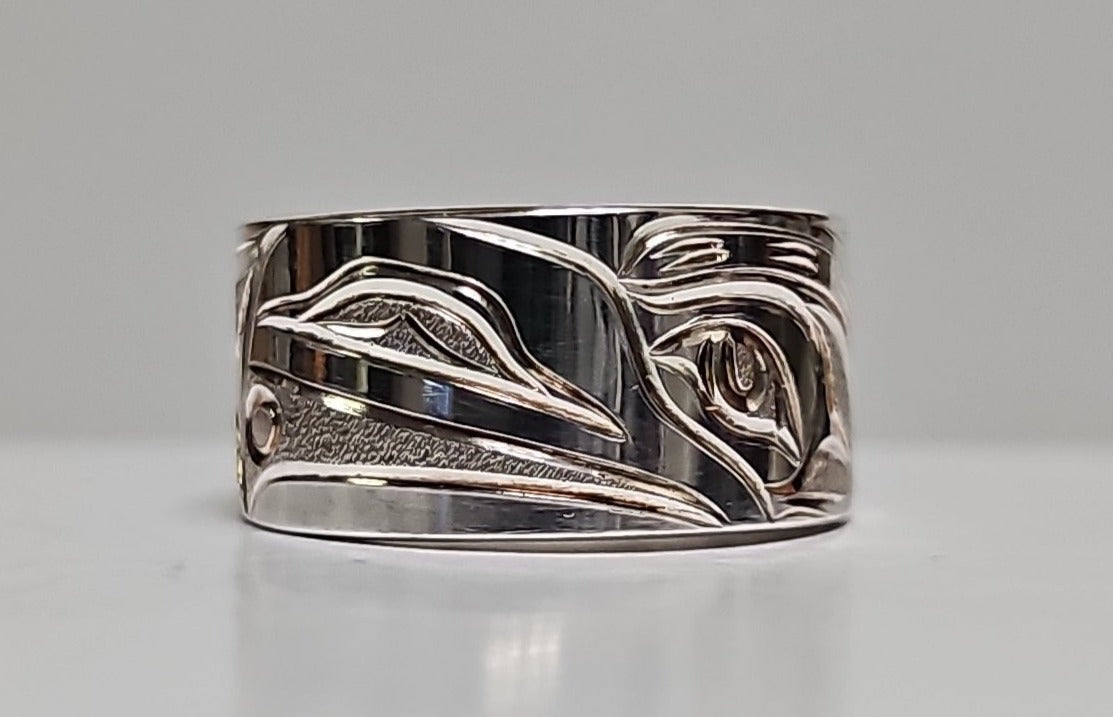 Silver Raven Ring