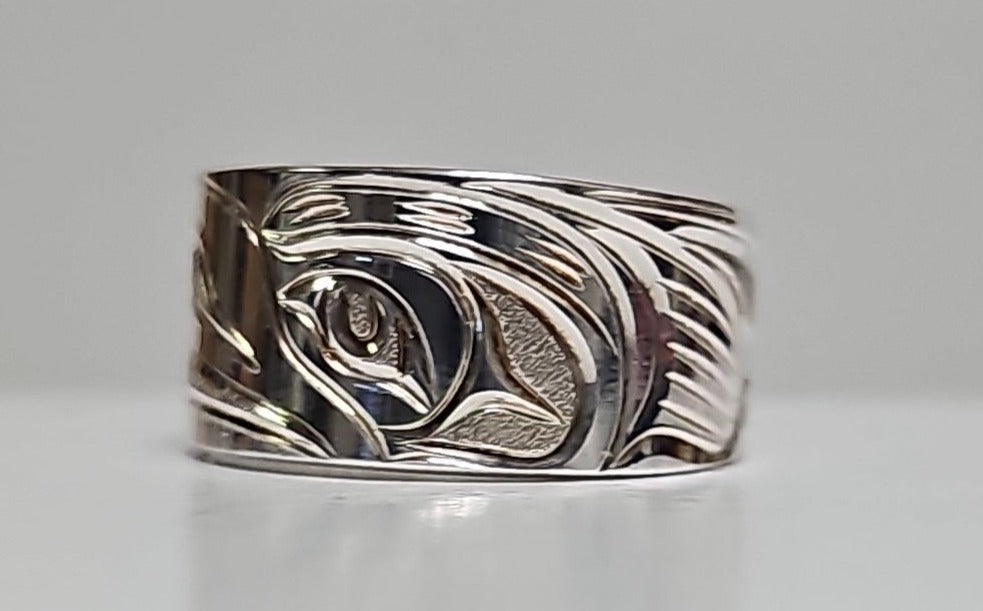 Silver Raven Ring