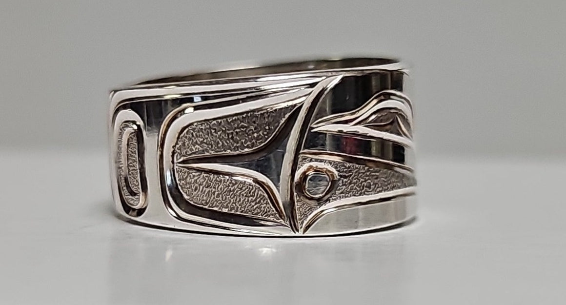 Silver Raven Ring