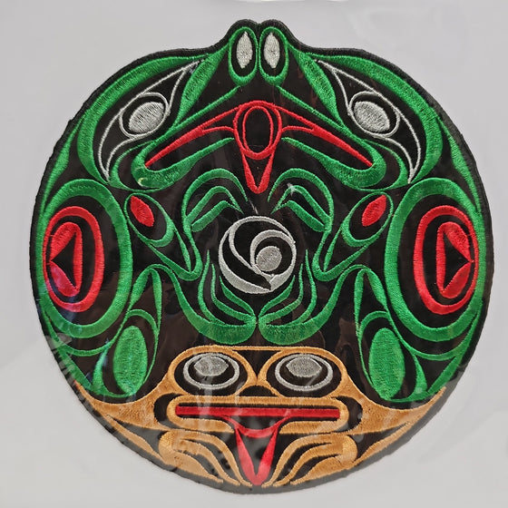 PSF Frog Embroidery 7"  Patch