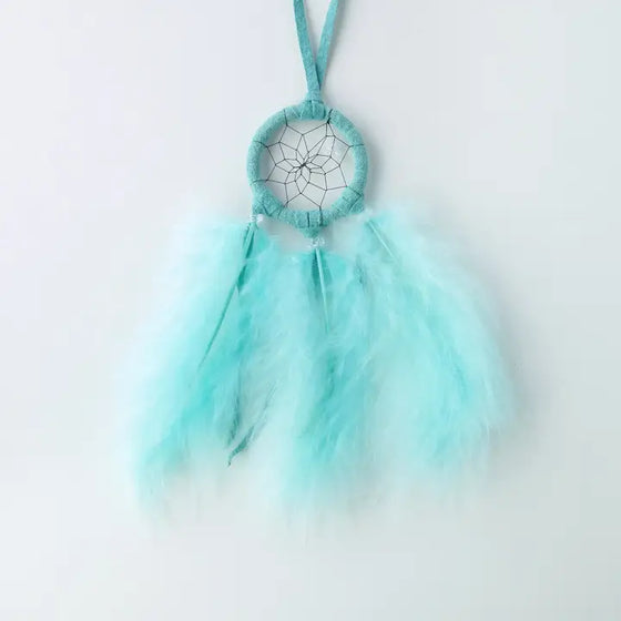 1.5" Mint Fluffy Dream Catcher