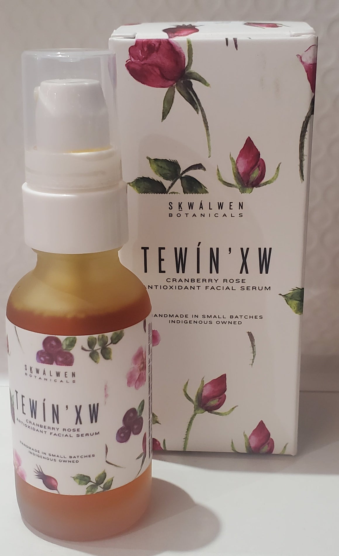 Tewin'xw Cranberry Rose Antioxidant Facial Serum