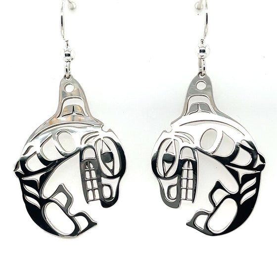 Killer WhaleEarrings - Sterling Silver - Killer Whale - Classic