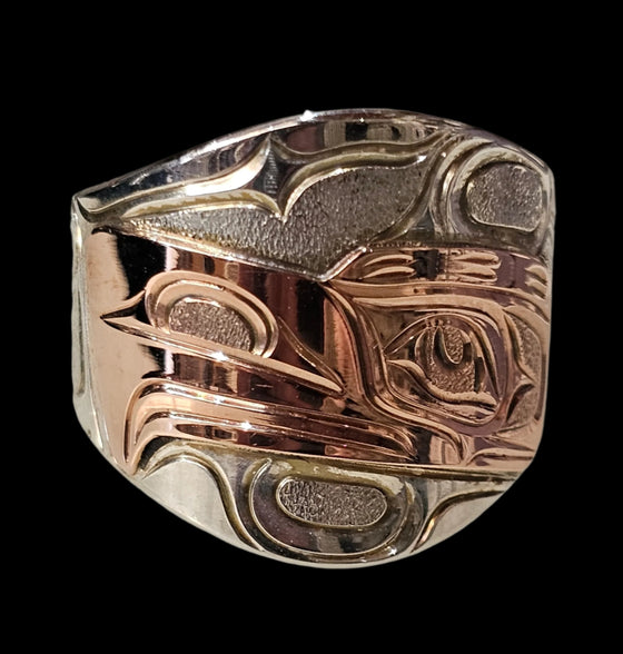 Eagle Rose Gold Ring