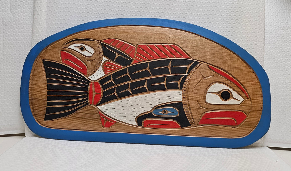 Salmon Panel by Neil Baker