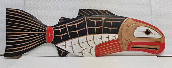 Salmon Plaque by Neil Baker