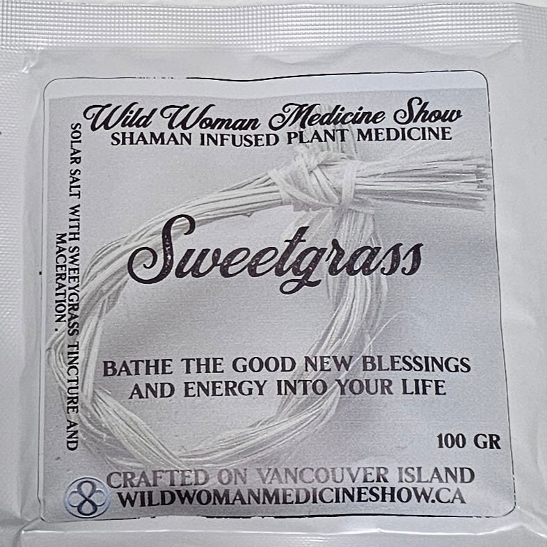 Traditional Sweet Grass Bath Salts 100 gram