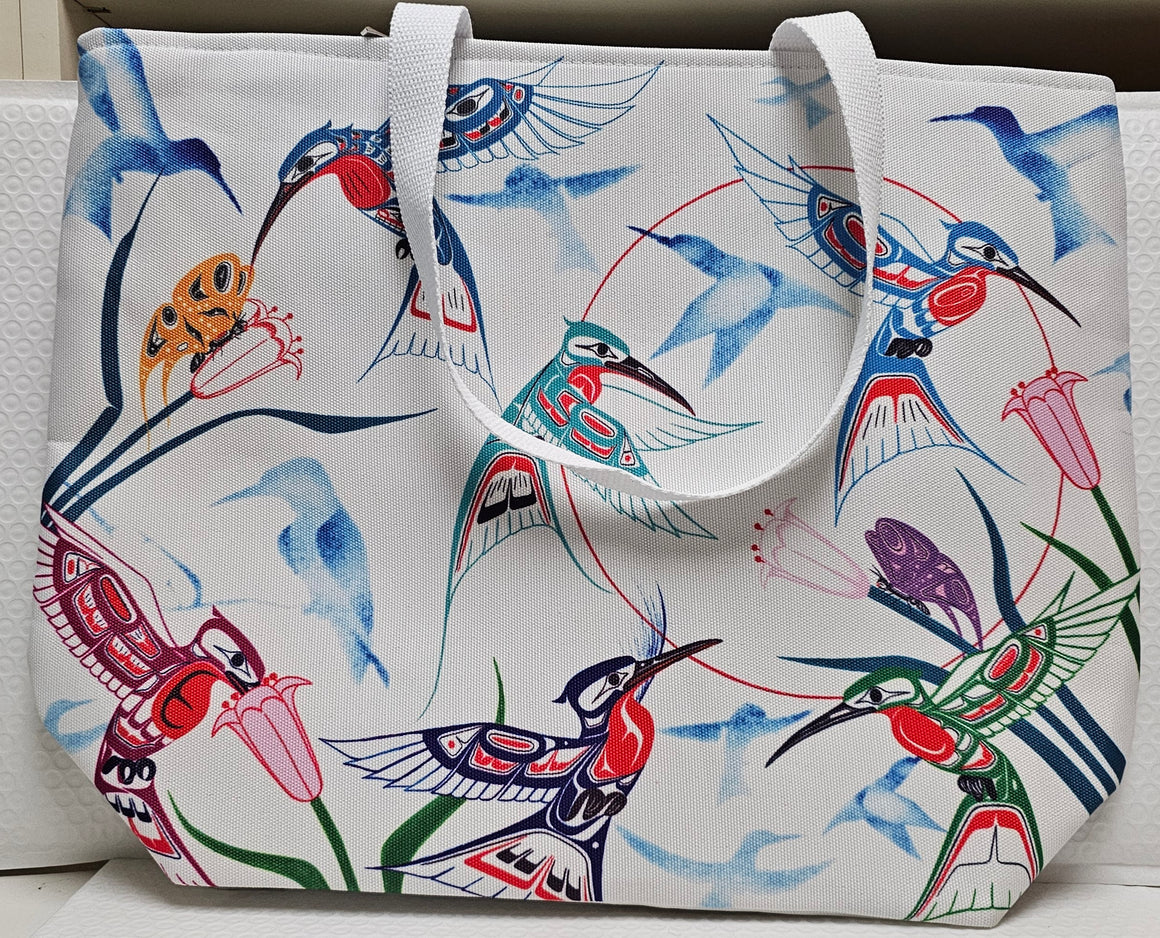 Garden of Hummingbird Tote Bag