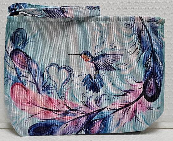 Hummingbird Feather Small Tote Bag