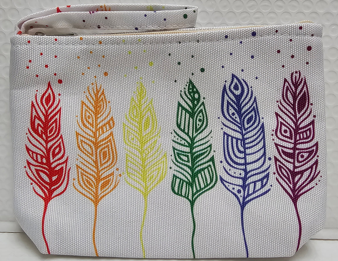 Pride Feathers Small Tote Bags