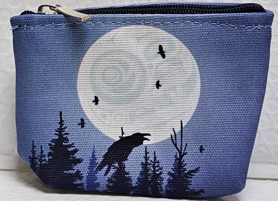 Raven Moon Coin Purse