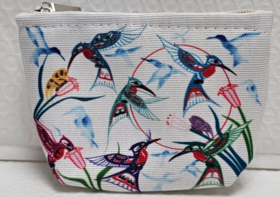 Garden of Hummingbirds Coin Purse