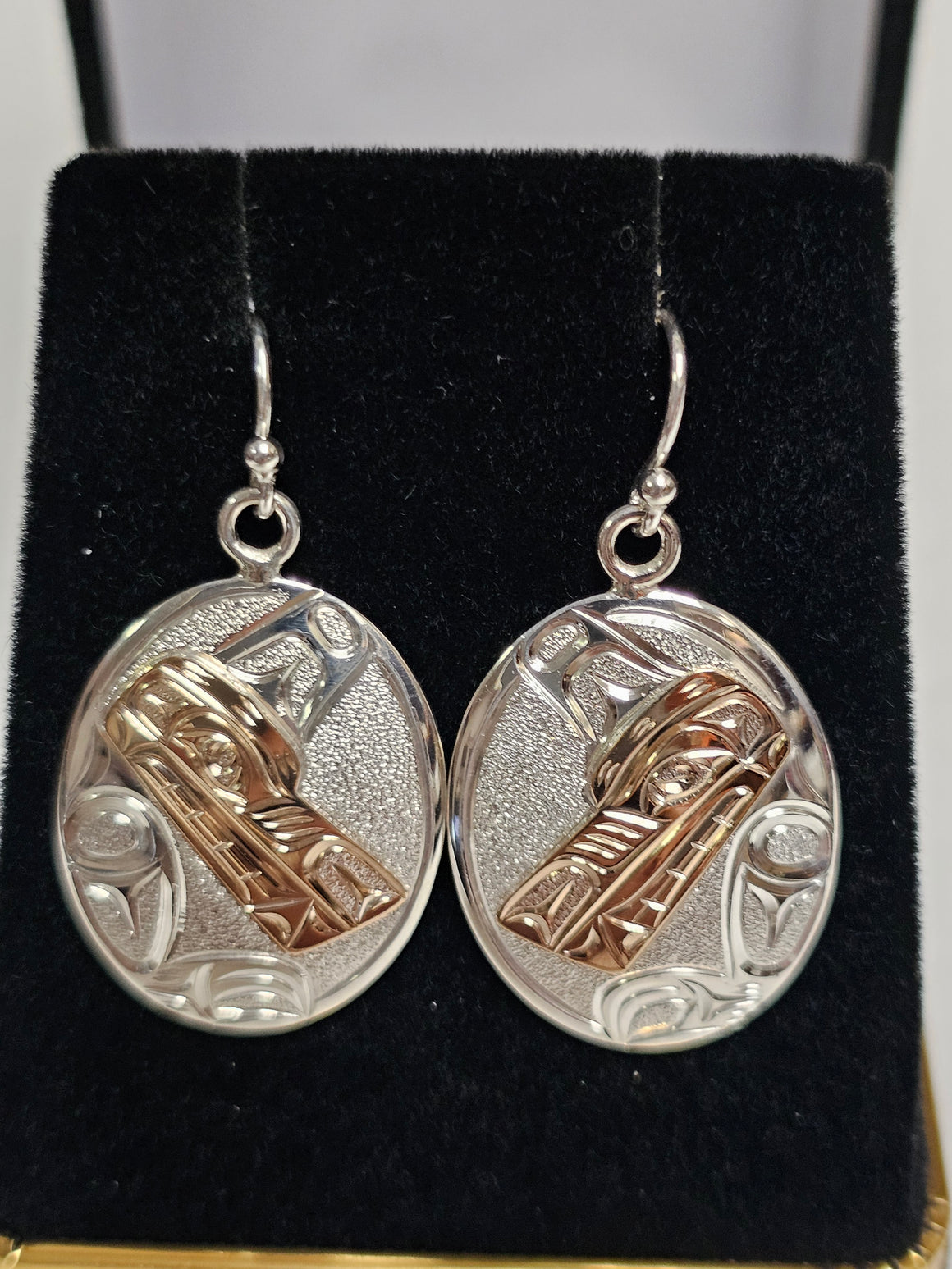 Wolf Silver/Gold Earrings