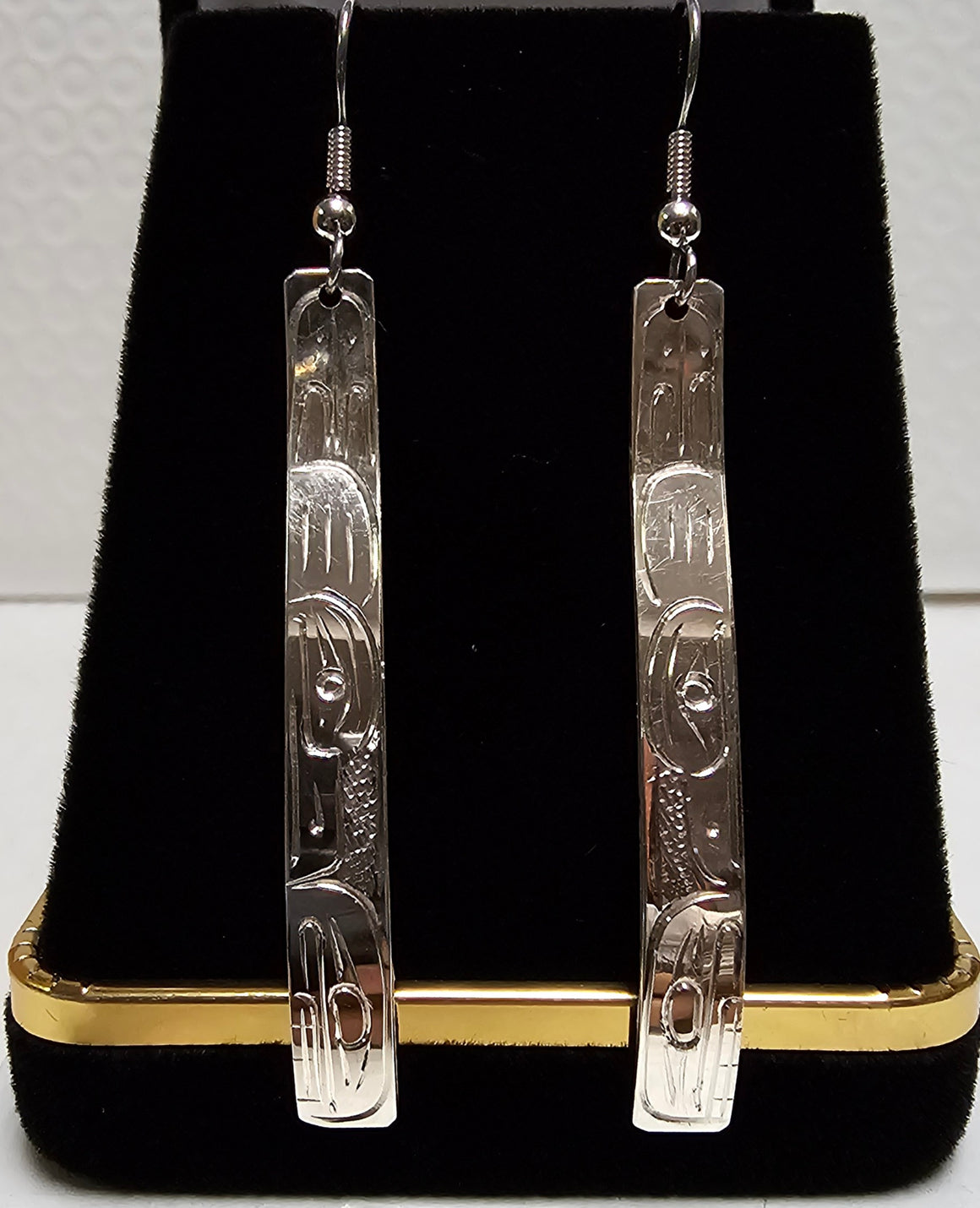 2" Eagle & Whale Large Stick Earrings by Graham Henry