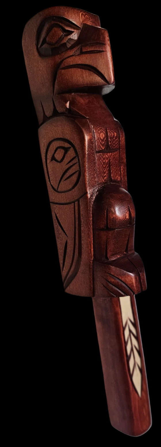 12" Eagle Talking Stick by Jim Yelton